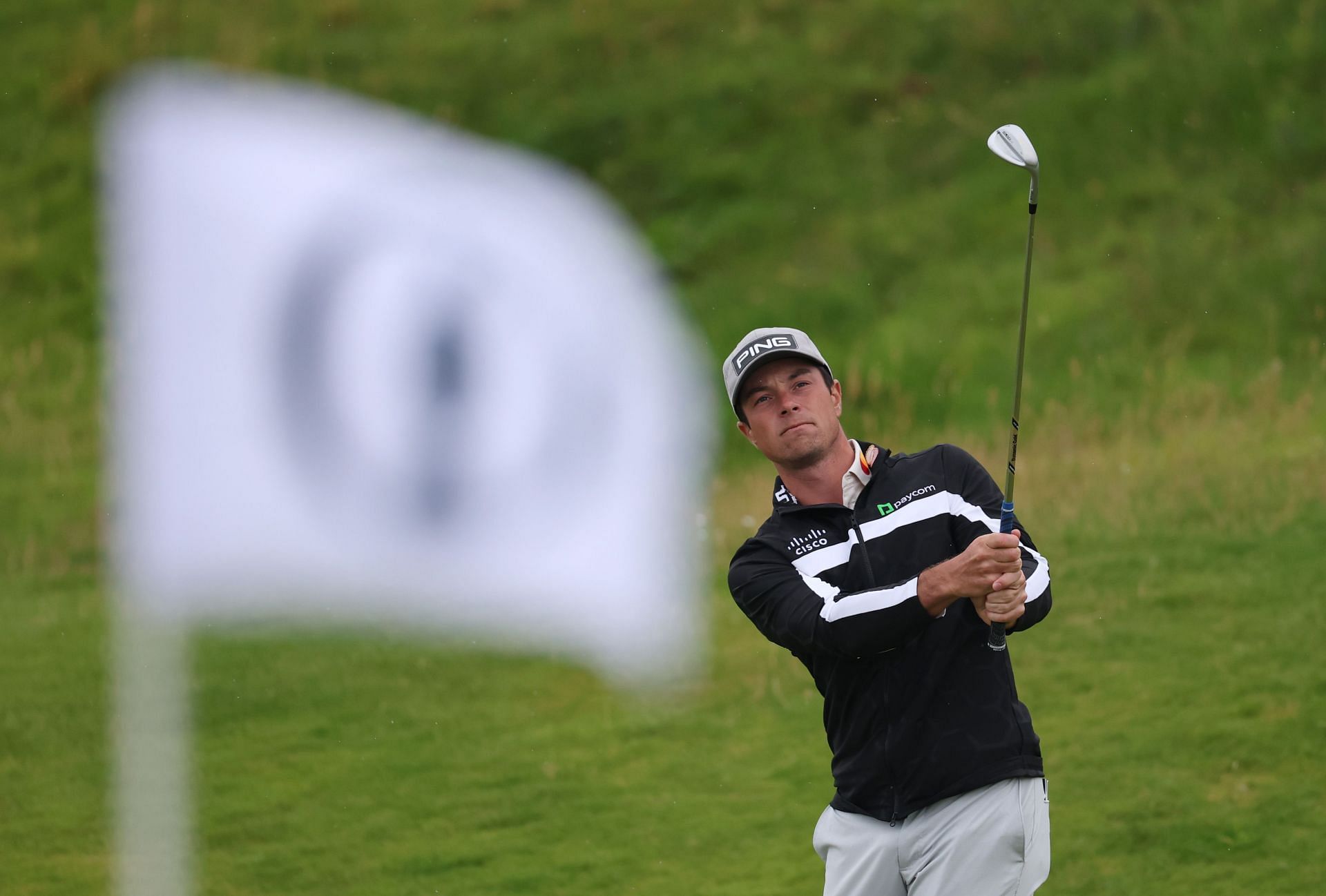 Viktor Hovland during his practice at The 153rd Open - Source: Getty